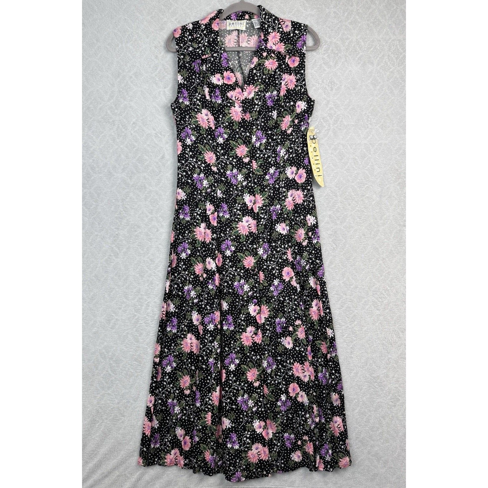 Vtg Maxi Dress 11/12 Floral Spring Miss Honey Grunge Grandma Cottagecore 90s Y2k